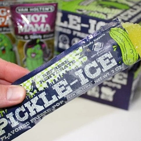 Pickle-Ice Freeze Pops